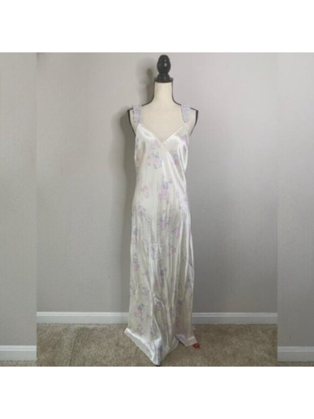 NWT LoveShackFancy Elizabella Lilac Pearl Maxi Dress - Picture 5 of 17
